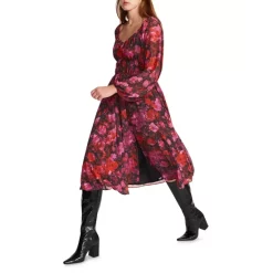 Hot Sale 😍 STEVE MADDEN Laine Floral Print 👗 Dress Multi 😍 -DealsSunset & Spring Store unnamed file 746