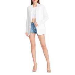 Flash Sale 👏 STEVE MADDEN Linen On The Edge Boyfriend Blazer White ❤️ -DealsSunset & Spring Store unnamed file 788