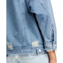 Best Sale 😉 Sunset & Spring Cotton Embellished Denim Jacket Medium Denim 🛒 -DealsSunset & Spring Store unnamed file 79
