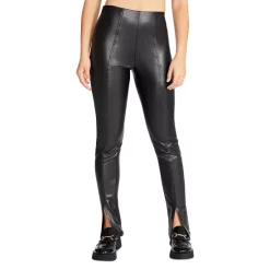 Discount 🔔 STEVE MADDEN Anastasia Faux Leather Leggings Black ⌛