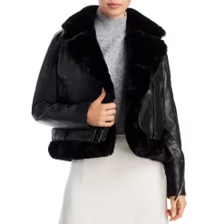 Hot Sale ๐ BLANKNYC Faux Shearling Moto Jacket Perfect Night โค๏ธ