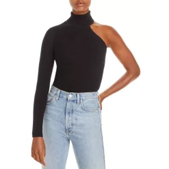 Wholesale 🎉 Bardot Asymmetric Knit Turtleneck Black ✨